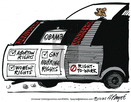 Henry Payne on Monday December 17, 2012 Comic Strip