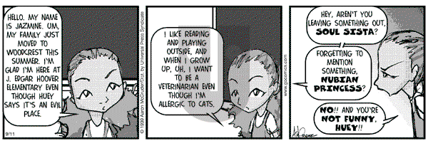 The Boondocks on Monday April 14, 2014 Comic Strip
