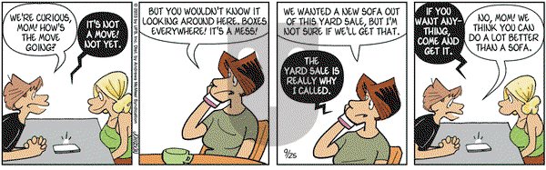 Arlo and Janis - Monday September 25, 2023 Comic Strip