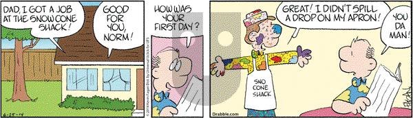 Drabble on Wednesday June 25, 2014 Comic Strip