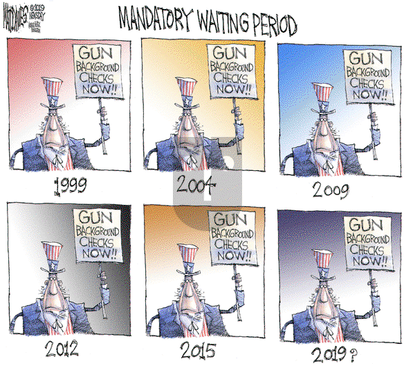 Matt Davies on Monday August 12, 2019 Comic Strip