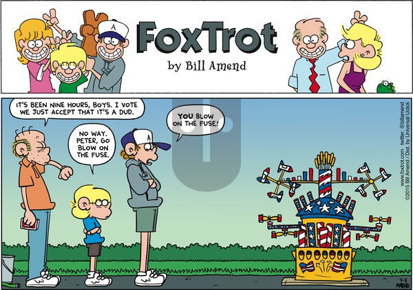 FoxTrot - Sunday July 5, 2015 Comic Strip