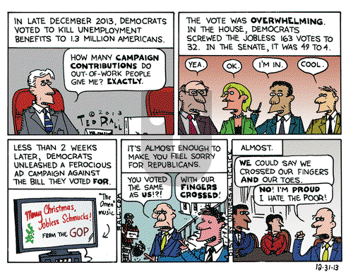Ted Rall on Tuesday December 31, 2013 Comic Strip