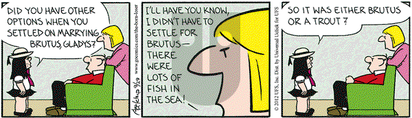The Born Loser on Saturday September 29, 2012 Comic Strip