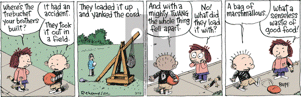 Cul de Sac on Monday March 19, 2018 Comic Strip