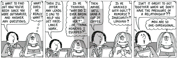 Cathy Classics on Saturday July 19, 1997 Comic Strip