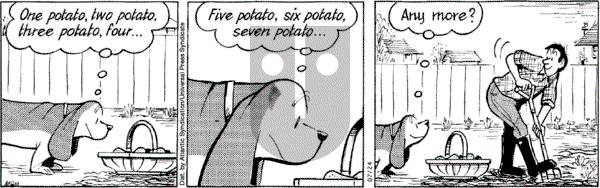 Fred Basset on Monday July 24, 2006 Comic Strip