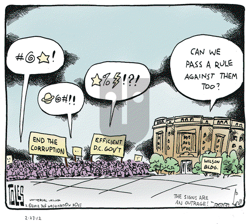 Tom Toles - Thursday February 23, 2012 Comic Strip