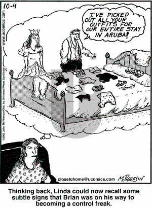 Close to Home on Saturday October 4, 2003 Comic Strip