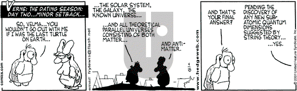 Over the Hedge on Wednesday April 18, 2001 Comic Strip