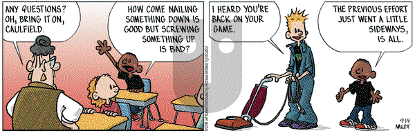 Frazz on Friday September 14, 2018 Comic Strip