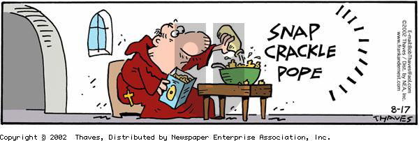 Frank and Ernest on Saturday August 17, 2002 Comic Strip