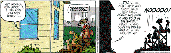 Over the Hedge on Wednesday September 9, 2009 Comic Strip
