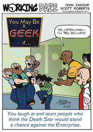 Working Daze - Saturday March 24, 2012 Comic Strip