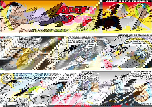 Alley Oop on Sunday July 3, 2011 Comic Strip
