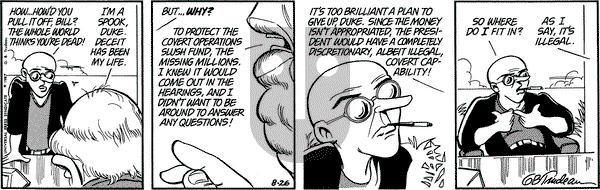 Doonesbury on Wednesday August 26, 1987 Comic Strip