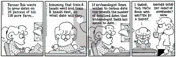 FoxTrot - Saturday September 27, 1997 Comic Strip