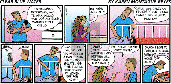 Clear Blue Water on Sunday March 20, 2005 Comic Strip