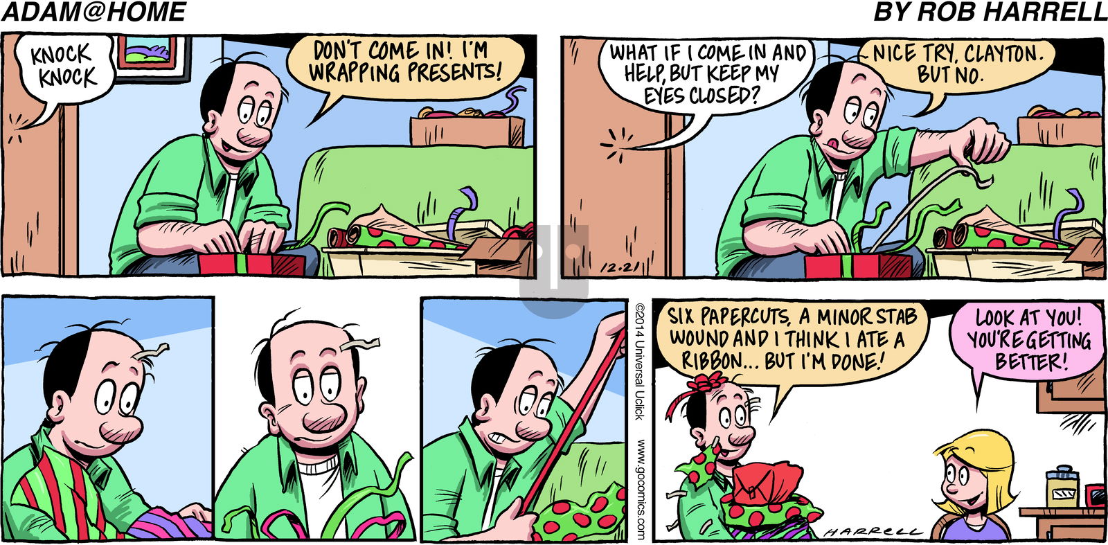 Adam@Home on Sunday December 21, 2014 Comic Strip