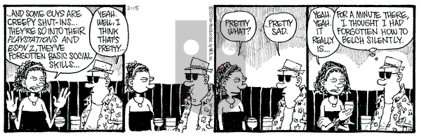 Monty on Thursday February 15, 2007 Comic Strip