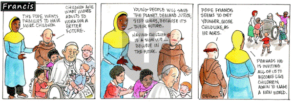 Francis on Monday September 30, 2024 Comic Strip