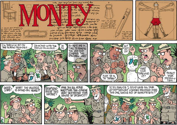 Monty on Sunday December 4, 2016 Comic Strip