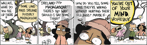 Wallace the Brave on Friday February 5, 2021 Comic Strip