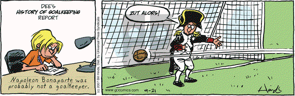 Cleats on Friday September 21, 2007 Comic Strip