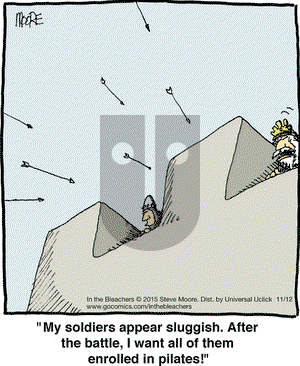 In the Bleachers on Thursday November 12, 2015 Comic Strip