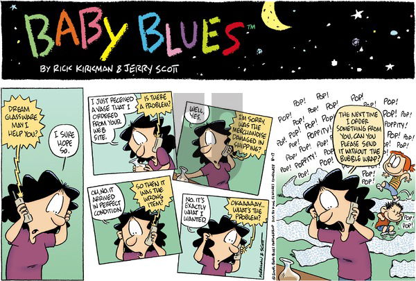 Baby Blues on Sunday August 17, 2008 Comic Strip