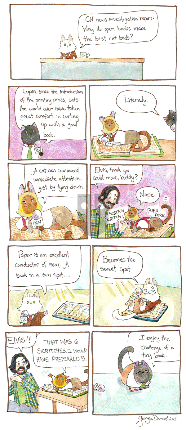 Breaking Cat News on Monday September 28, 2015 Comic Strip