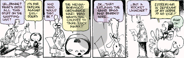 Non Sequitur on Wednesday October 8, 2003 Comic Strip