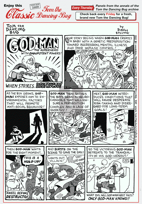 Tom the Dancing Bug on Thursday November 2, 2017 Comic Strip