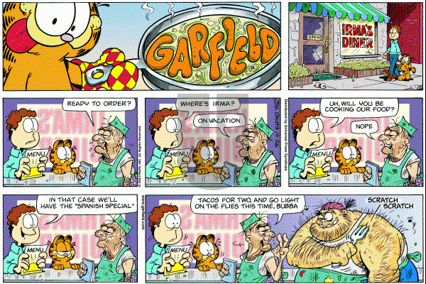 Garfield - Sunday October 26, 2003 Comic Strip