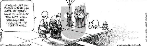Non Sequitur on Friday October 5, 2001 Comic Strip