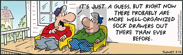 Frank and Ernest on Friday May 15, 2020 Comic Strip