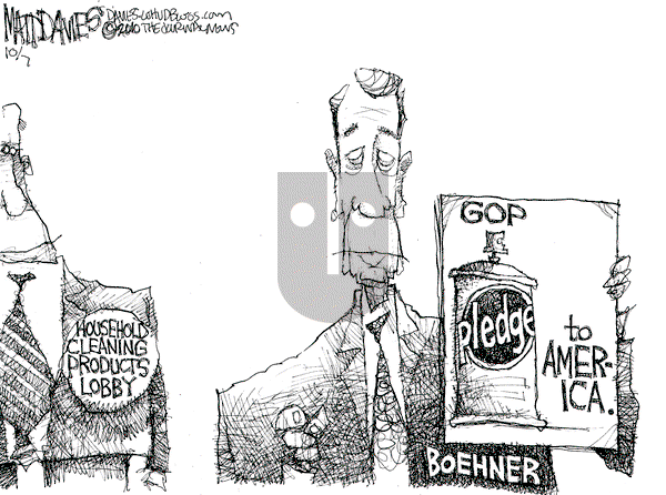 Matt Davies on Thursday October 7, 2010 Comic Strip