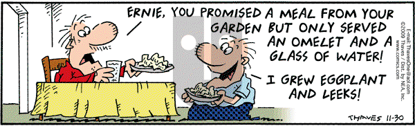 Frank and Ernest - Monday November 30, 2009 Comic Strip