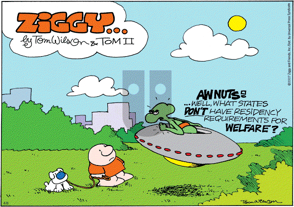 Ziggy - Sunday April 8, 2007 Comic Strip