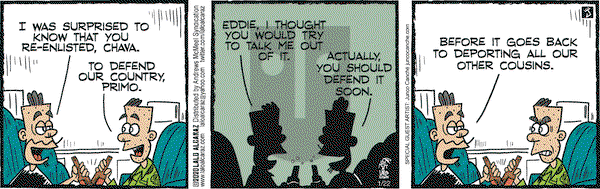 La Cucaracha on Wednesday January 22, 2020 Comic Strip