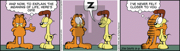 Garfield on Tuesday September 9, 2014 Comic Strip