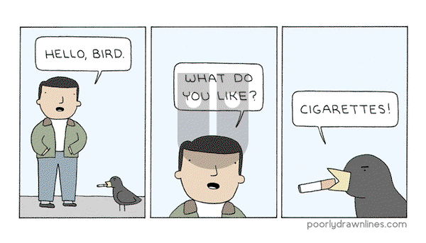 Poorly Drawn Lines on Friday November 16, 2018 Comic Strip