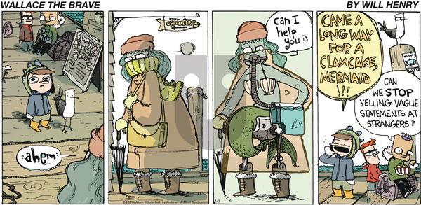 Wallace the Brave on Sunday January 3, 2021 Comic Strip