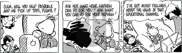 Rose is Rose on Thursday November 12, 1992 Comic Strip