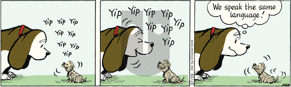 Fred Basset on Monday July 9, 2012 Comic Strip