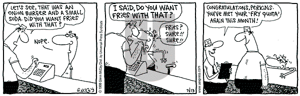 The Duplex on Thursday July 23, 1998 Comic Strip