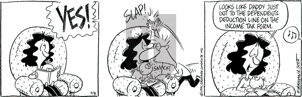 Baby Blues on Tuesday April 9, 1991 Comic Strip