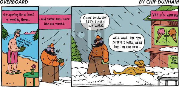 Overboard on Sunday March 8, 2020 Comic Strip
