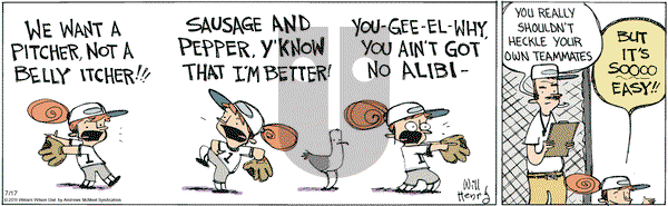 Wallace the Brave on Wednesday July 17, 2019 Comic Strip