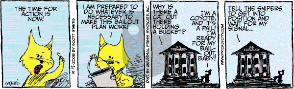 Prickly City on Wednesday October 15, 2008 Comic Strip